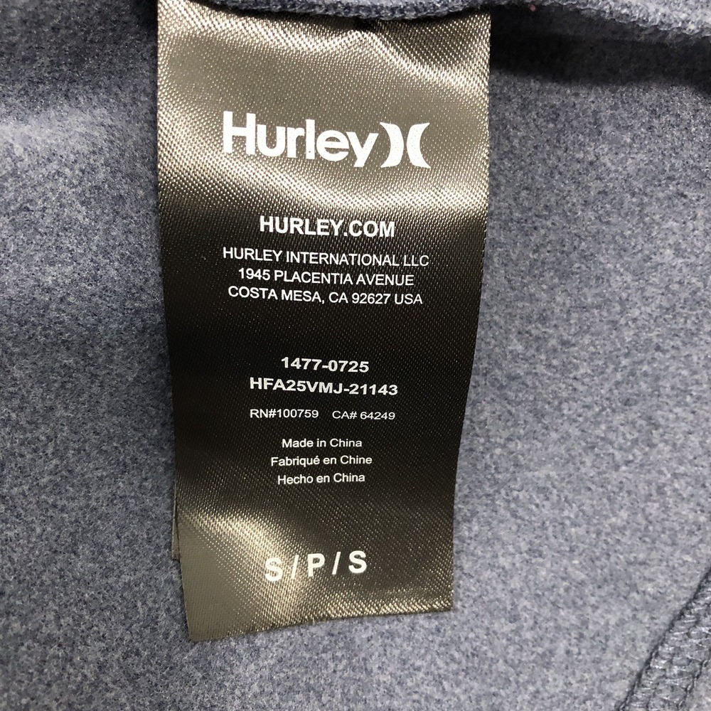 Hurley Newport Shirt Jacket Men Small Blue Obsidian Performance Stretch Soft NWT - Picture 8 of 14